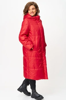 Пальто 7013-24 красный ANDINA CITY