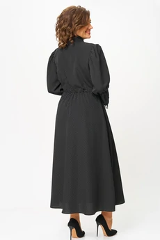 Платье 8039-25 черный в горох ANDINA CITY