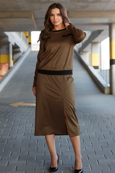 Костюм с юбкой 9024 ANDINA CITY