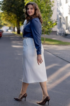 Костюм с юбкой 9058 ANDINA CITY