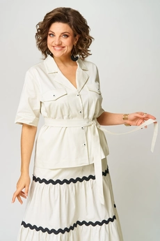 Костюм с юбкой 9074 ANDINA CITY