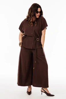 Костюм брючный 61111-1 коричневый ANIDEN