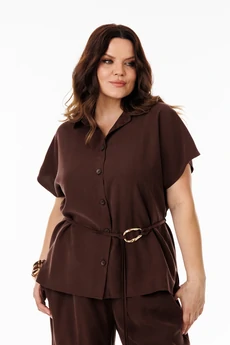 Костюм брючный 61113-1 коричневый ANIDEN