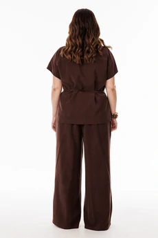 Костюм брючный 61113-1 коричневый ANIDEN