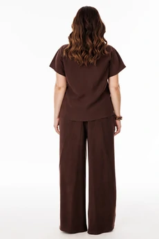 Костюм брючный 61114-1 коричневый ANIDEN