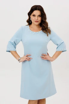 Платье 719-3 голубой ANIDEN