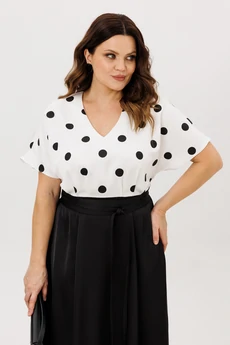 Платье 721-3 черно-белый ANIDEN