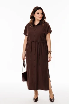 Платье 724-1 коричневый ANIDEN
