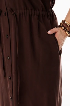 Платье 724-1 коричневый ANIDEN