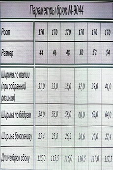 Брюки 9044 терракотовый ARISHA