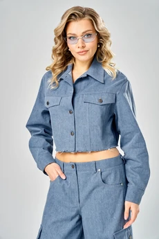 Костюм брючный 1005 голубой ARTELLA