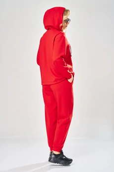 Костюм брючный 1006 красный ARTELLA