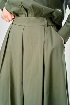 Костюм с юбкой 1010 хаки ARTELLA