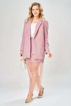 Костюм с юбкой 1039 палевая роза ARTELLA