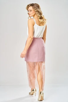 Костюм с юбкой 1039 палевая роза ARTELLA