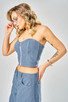 Топ 1045 голубой ARTELLA