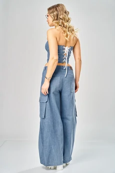 Брюки 1046 голубой ARTELLA