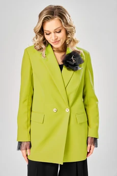 Костюм брючный + манжеты 1047 лайм ARTELLA