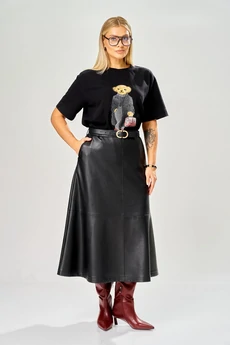 Юбка 237 черный AVA fashion