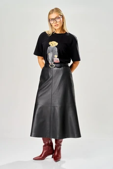 Юбка 237 черный AVA fashion