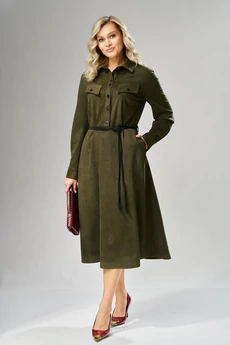 Платье 239 хаки AVA fashion