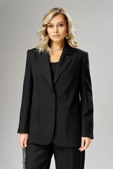 Костюм брючный 240 черный AVA fashion