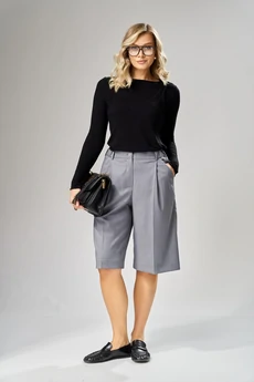 Бермуды 241 серый AVA fashion