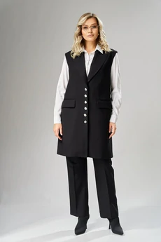 Жилет 242 черный AVA fashion
