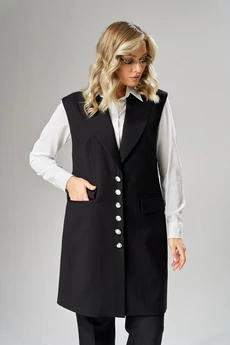 Жилет 242 черный AVA fashion