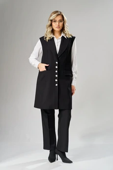 Жилет 242 черный AVA fashion