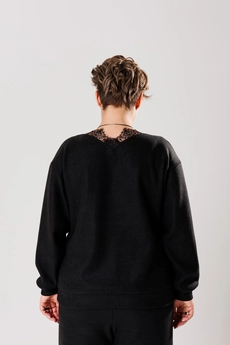 Джемпер 004 черный AVA fashion