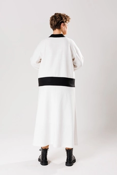 Костюм с юбкой 023 белый AVA fashion