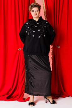 Джемпер 027 серебро AVA fashion