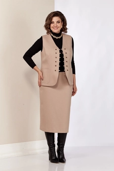 Костюм с юбкой 074 AVA fashion