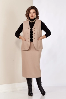 Костюм с юбкой 074 AVA fashion