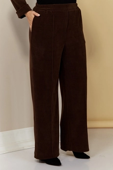 Брюки 084 коричневый AVA fashion