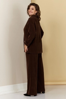 Брюки 084 коричневый AVA fashion