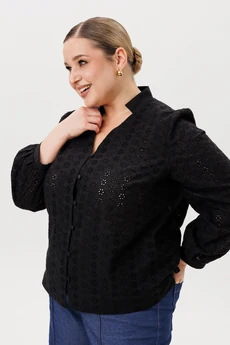 Блузка 168 черный AVA fashion