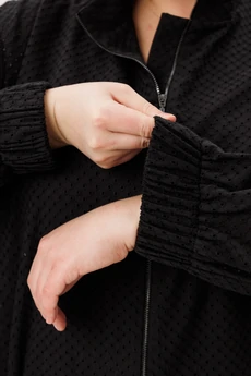 Бомбер 169 черный AVA fashion