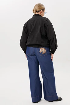 Бомбер 169 черный AVA fashion