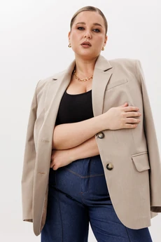Жакет 172 бежевый AVA fashion