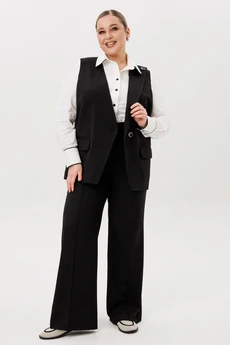 Костюм брючный 175 черный AVA fashion