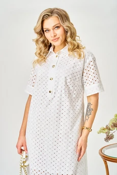 Платье 188 молочный AVA fashion