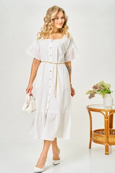 Платье 190 молочный AVA fashion