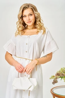 Платье 190 молочный AVA fashion