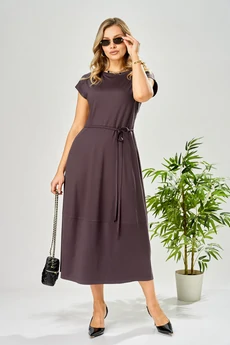 Платье 199 баклажановый AVA fashion