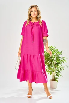 Платье 211 фуксия AVA fashion