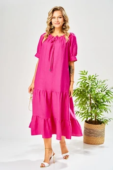 Платье 211 фуксия AVA fashion