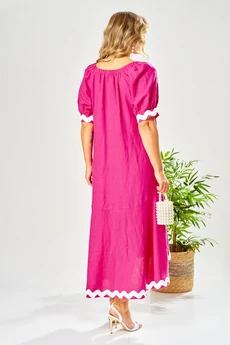 Платье 212 фуксия AVA fashion