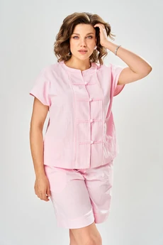 Костюм с шортами 215 розовый AVA fashion